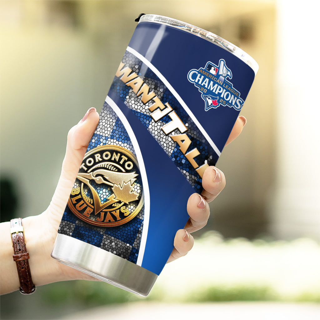 Toronto Blue Jays WinCraft 2025 American League Champions Tumbler Cup – TANTN18661