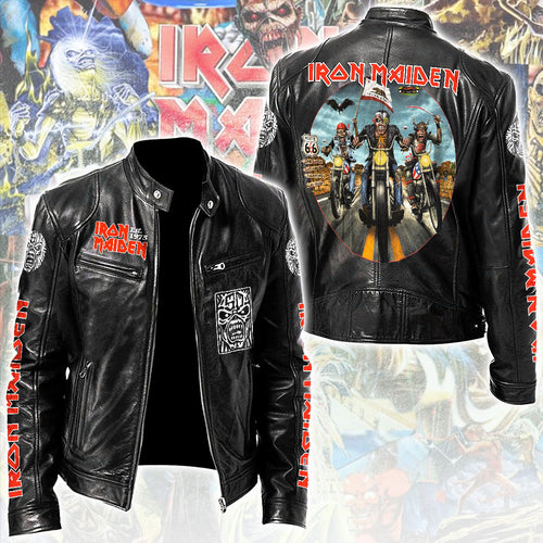 Iron Maiden Motorcycle Leather Jacket – TANTN18795