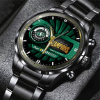 Saskatchewan Roughriders 2025 Grey Cup Champions Black Stainless Steel Watch – TANTN19016