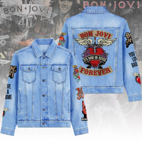 Bon Jovi 2D Denim Jacket – TANTN19369