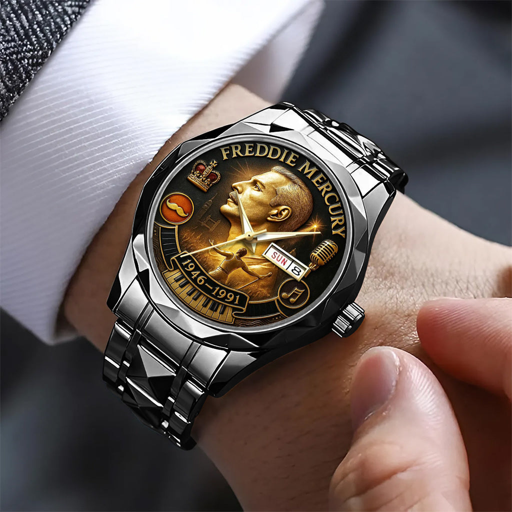 Freddie Mercury Alloy Luxury Quartz Watch – TANTN19409