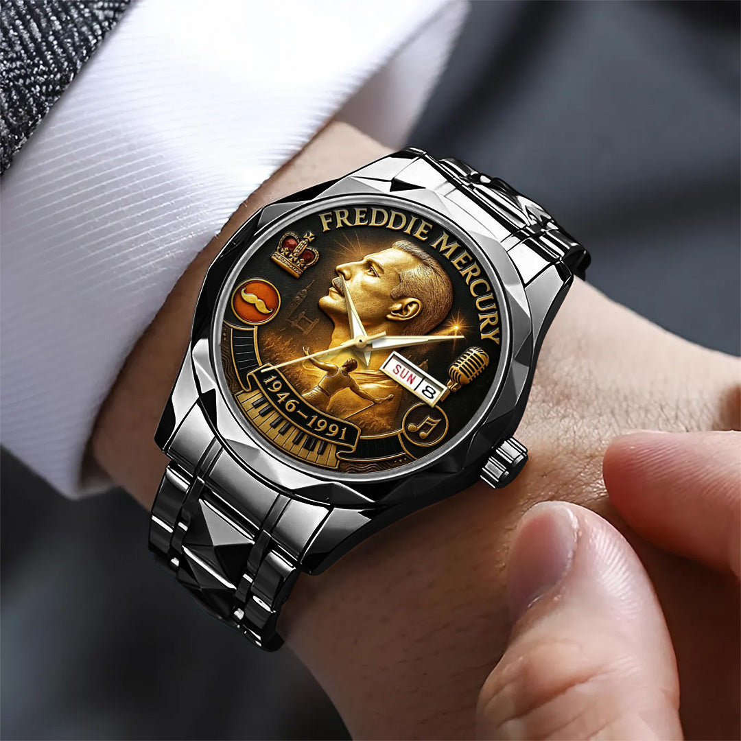 Freddie Mercury Alloy Luxury Quartz Watch – TANTN19409