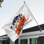 Denver Broncos 3D Double-side House Flag – TANTN19421