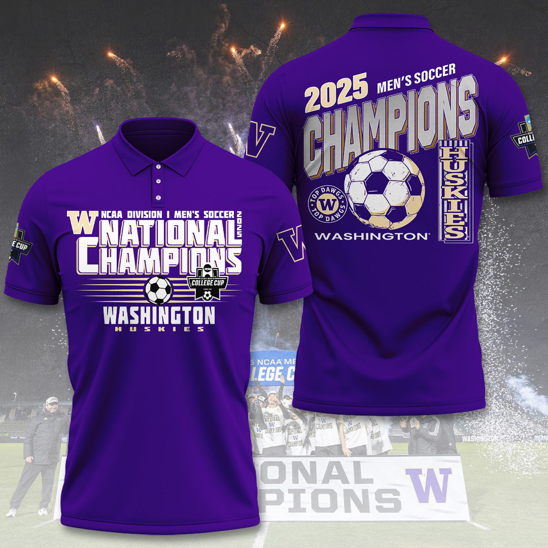 Washington Huskies Men's Soccer 3D Apparel – TANTN19437