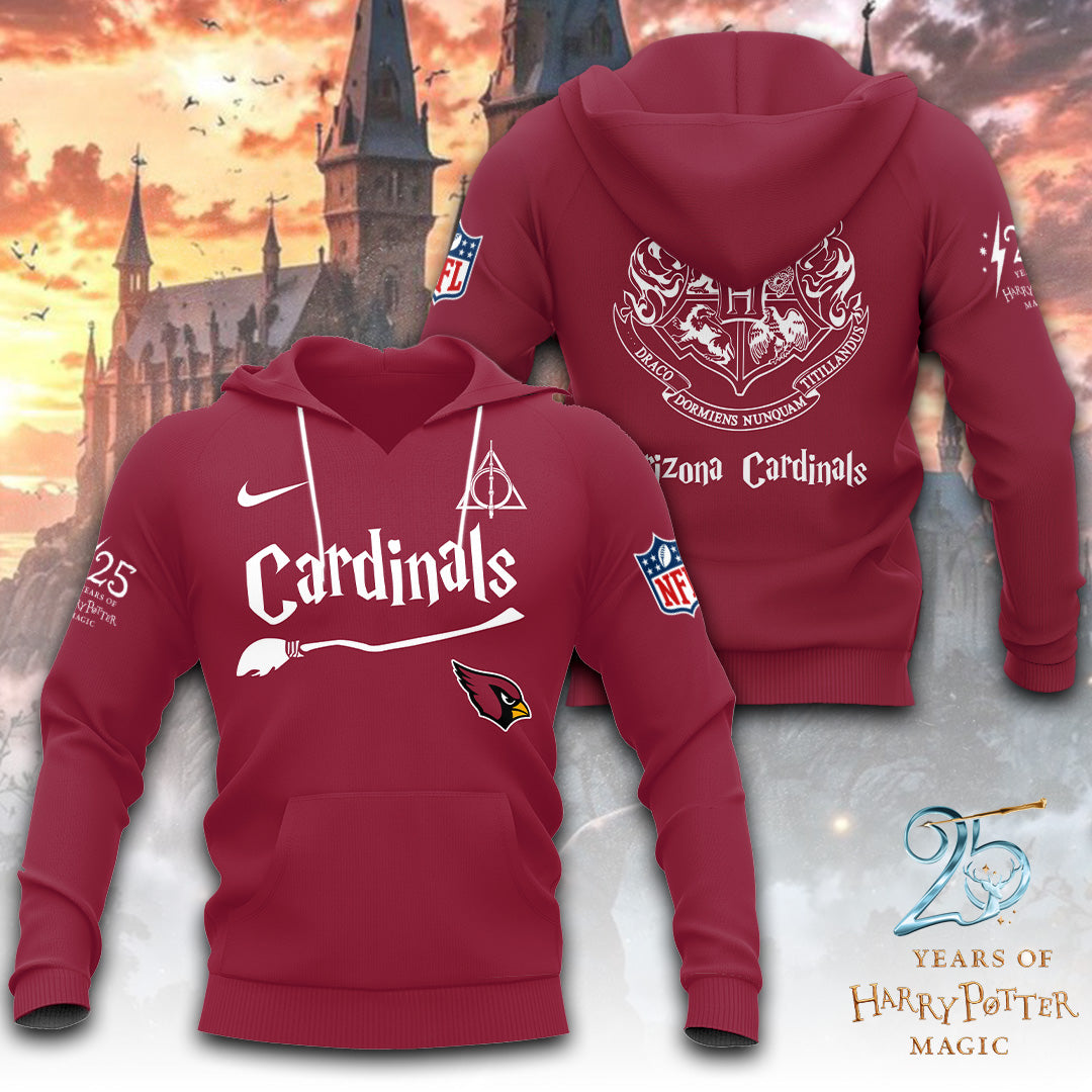 Arizona Cardinals x Harry Potter 25 Years of Magic 3D Apparel – TANTN19517