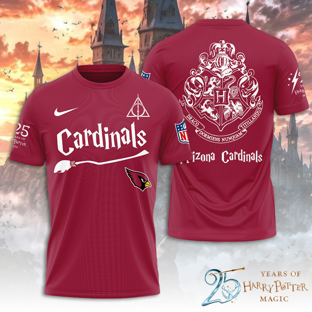 Arizona Cardinals x Harry Potter 25 Years of Magic 3D Apparel – TANTN19517