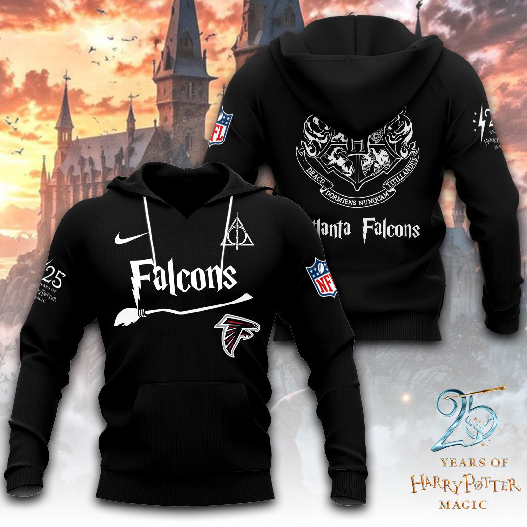 Atlanta Falcons x Harry Potter 25 Years of Magic 3D Apparel – TANTN19518