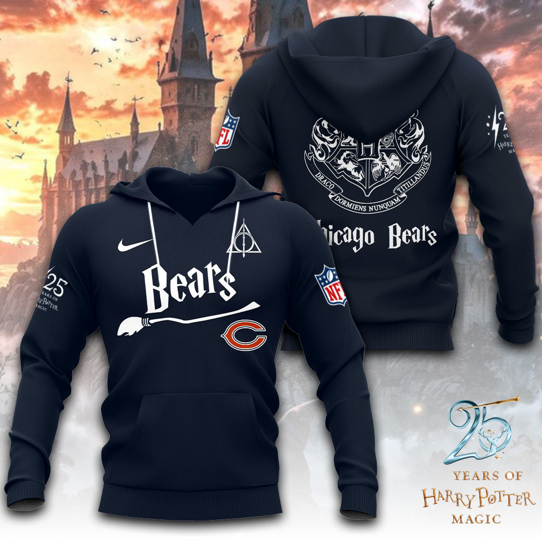 Chicago Bears x Harry Potter 25 Years of Magic 3D Apparel – TANTN19522