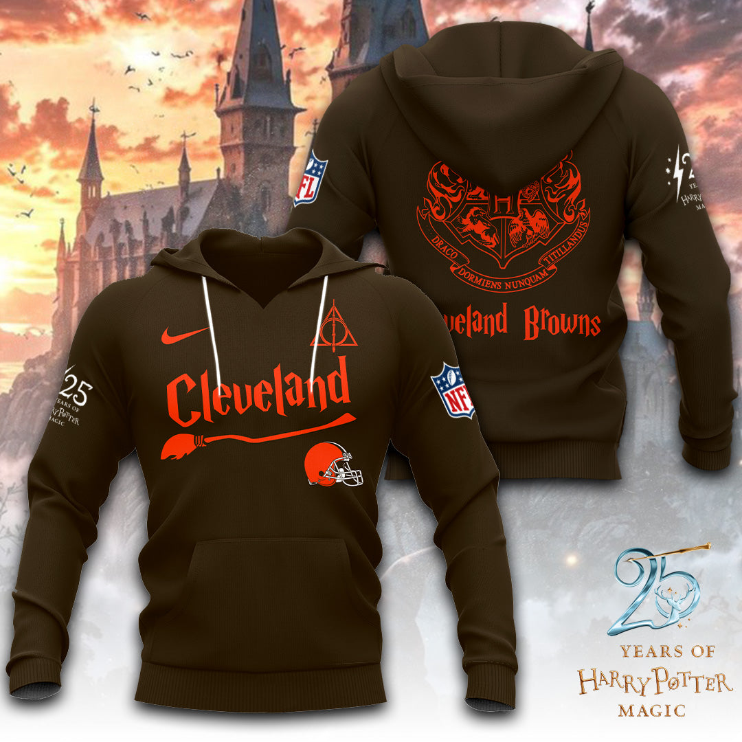 Cleveland Browns x Harry Potter 25 Years of Magic 3D Apparel – TANTN19524