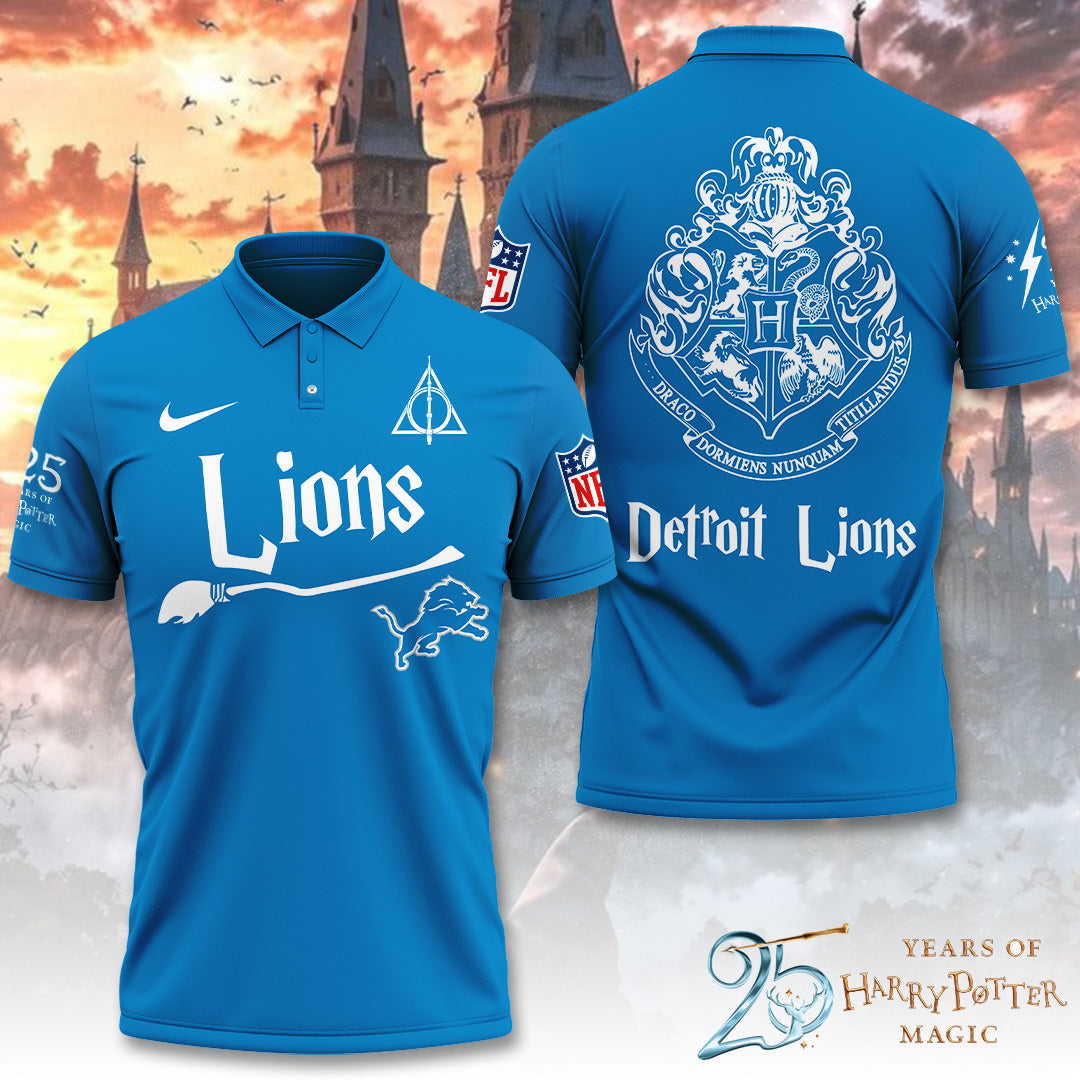 Detroit Lions x Harry Potter 25 Years of Magic 3D Apparel – TANTN19527