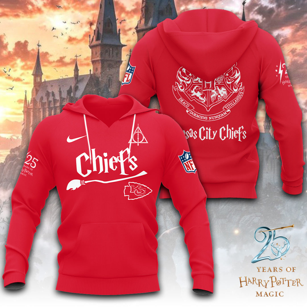 Kansas City Chiefs x Harry Potter 25 Years of Magic 3D Apparel – TANTN19532