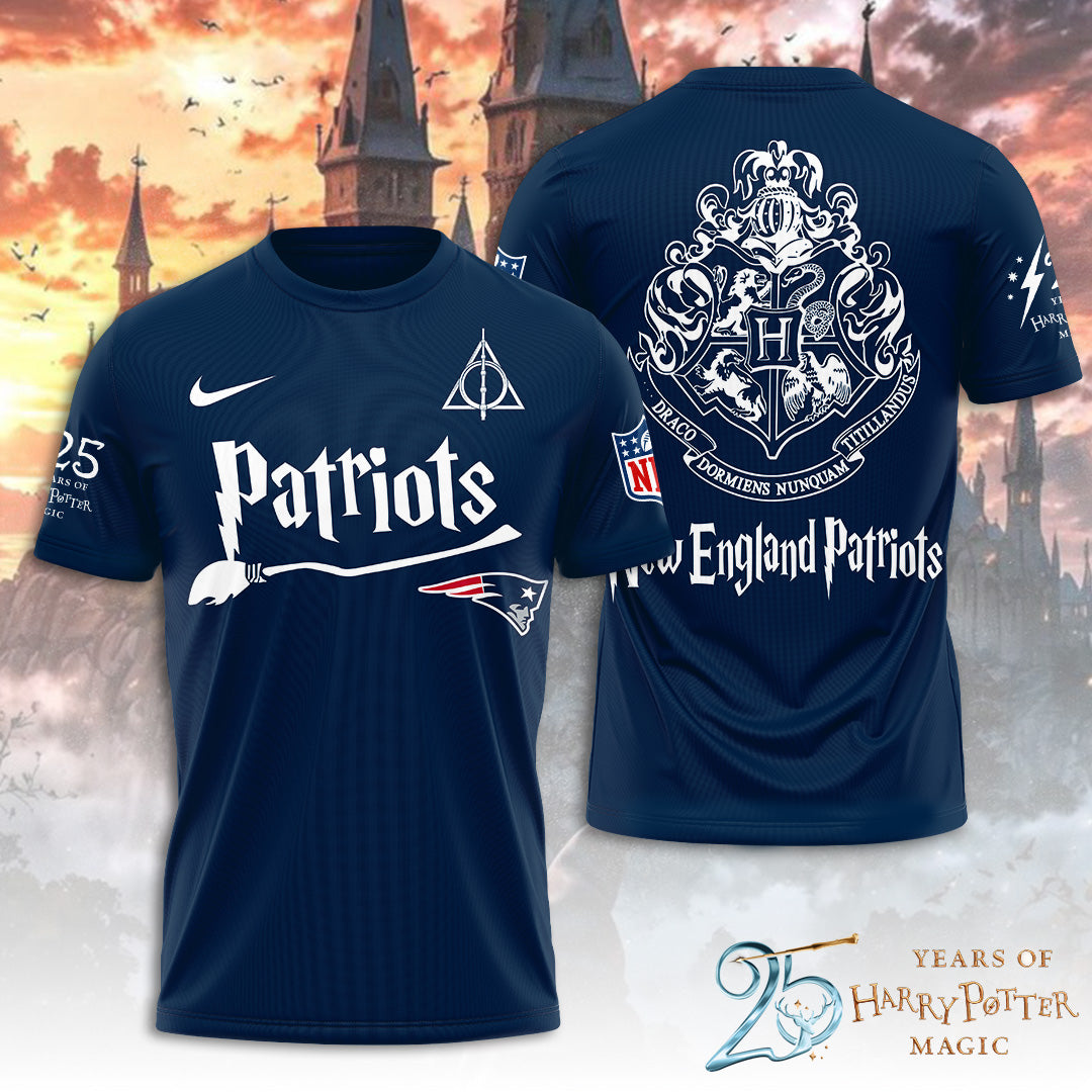 New England Patriots x Harry Potter 25 Years of Magic 3D Apparel – TANTN19538