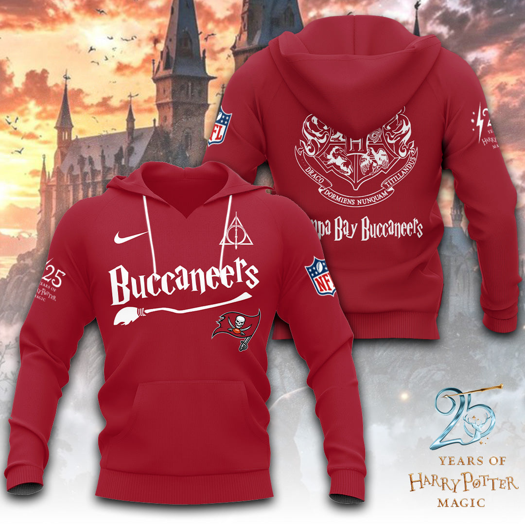 Tampa Bay Buccaneers x Harry Potter 25 Years of Magic 3D Apparel – TANTN19546