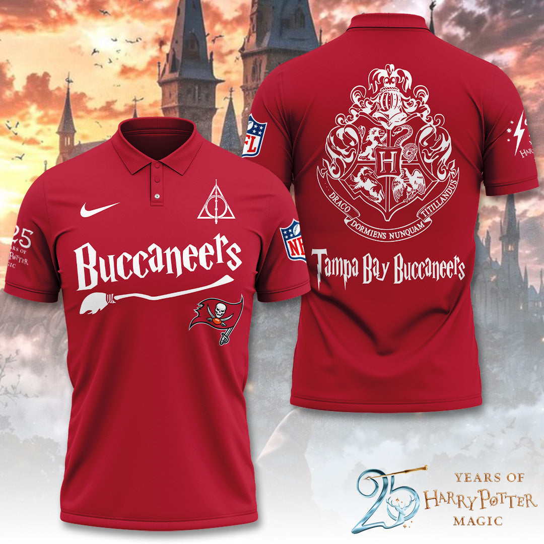 Tampa Bay Buccaneers x Harry Potter 25 Years of Magic 3D Apparel – TANTN19546