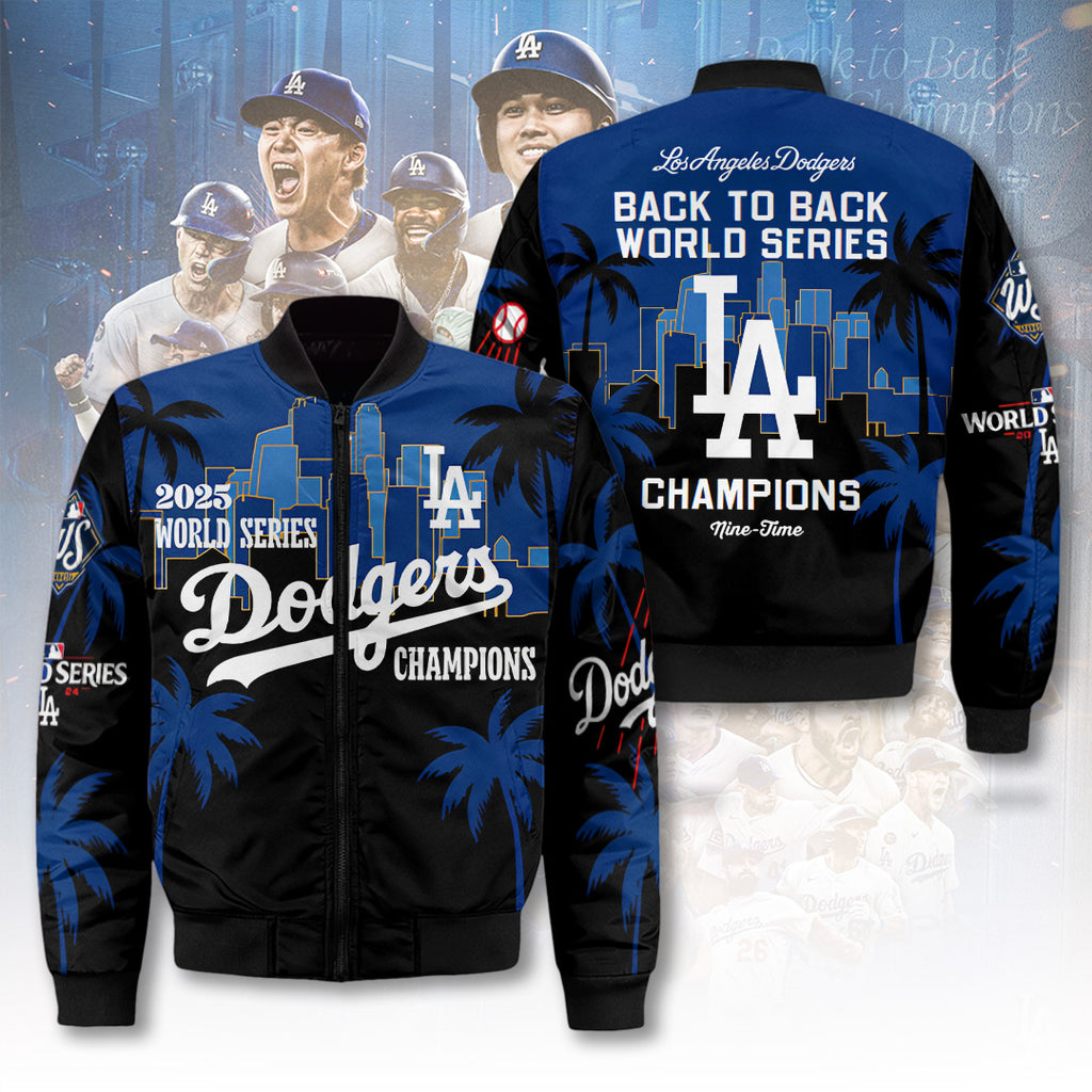 Los Angeles Dodgers World Series 2025 3D Bomber Jacket – TANTN19671