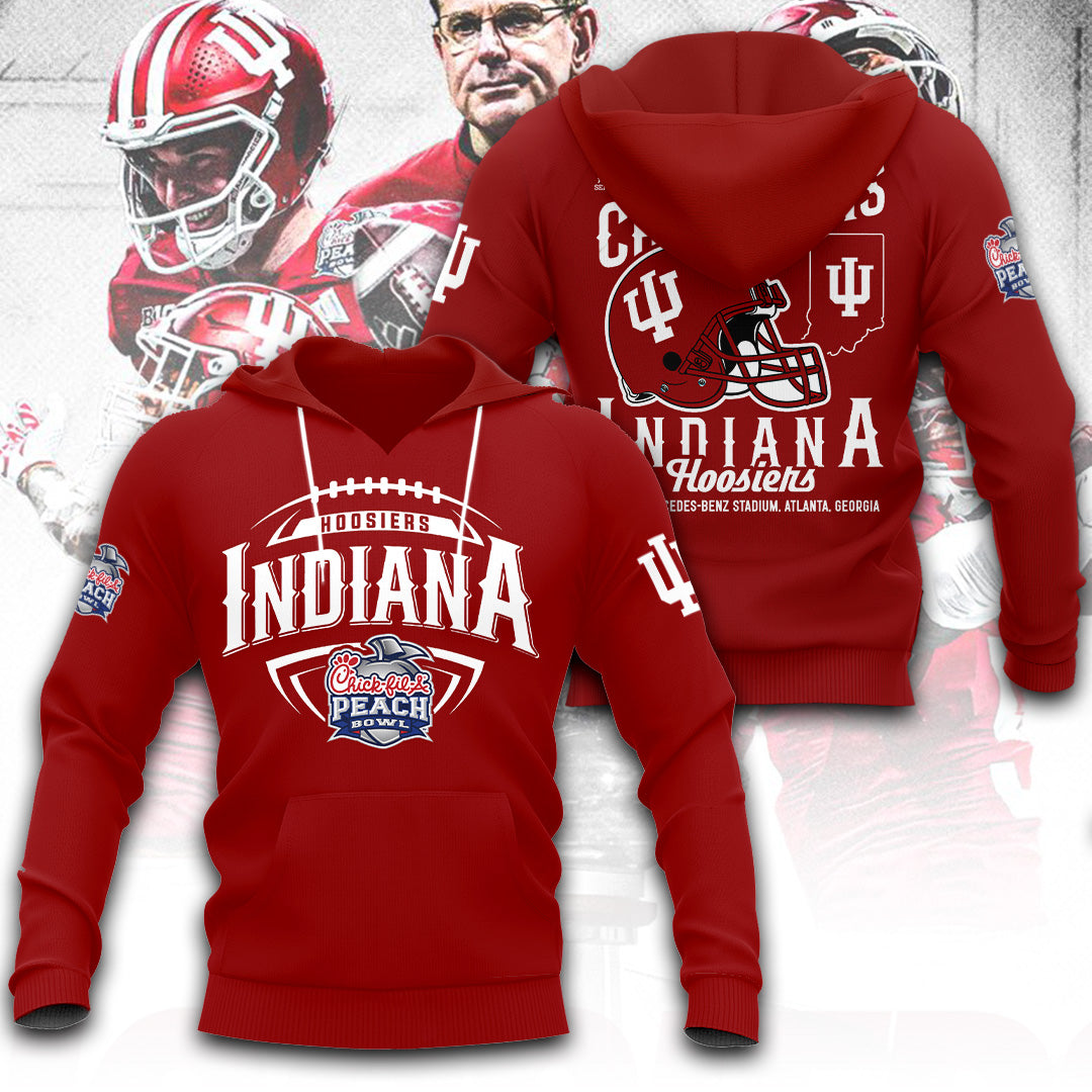 Indiana Hoosiers Football 2026 Peach Bowl Champions 3D Apparel – TANTN20121