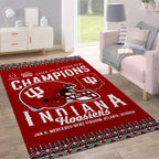 Indiana Hoosiers Football 2026 Peach Bowl Champions Rectangular Rug – TANTN20123