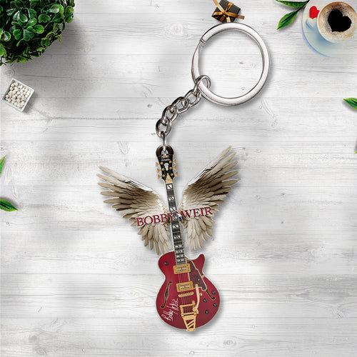 Grateful Dead x Bob Weir Custom Shape 2-sided Keychain – TANTN20170