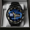 Toronto Blue Jays 50th Anniversary Black Stainless Steel Watch – TANTN20542