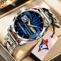 Toronto Blue Jays 50th Anniversary Alloy Luxury Quartz Watch – TANTN20543