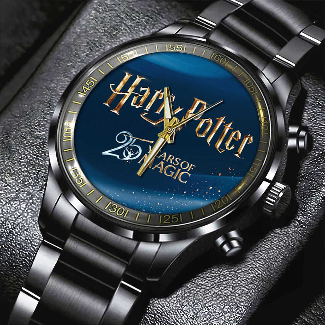 Harry Potter 25th Anniversary 2026 Black Stainless Steel Watch – TANTN20550