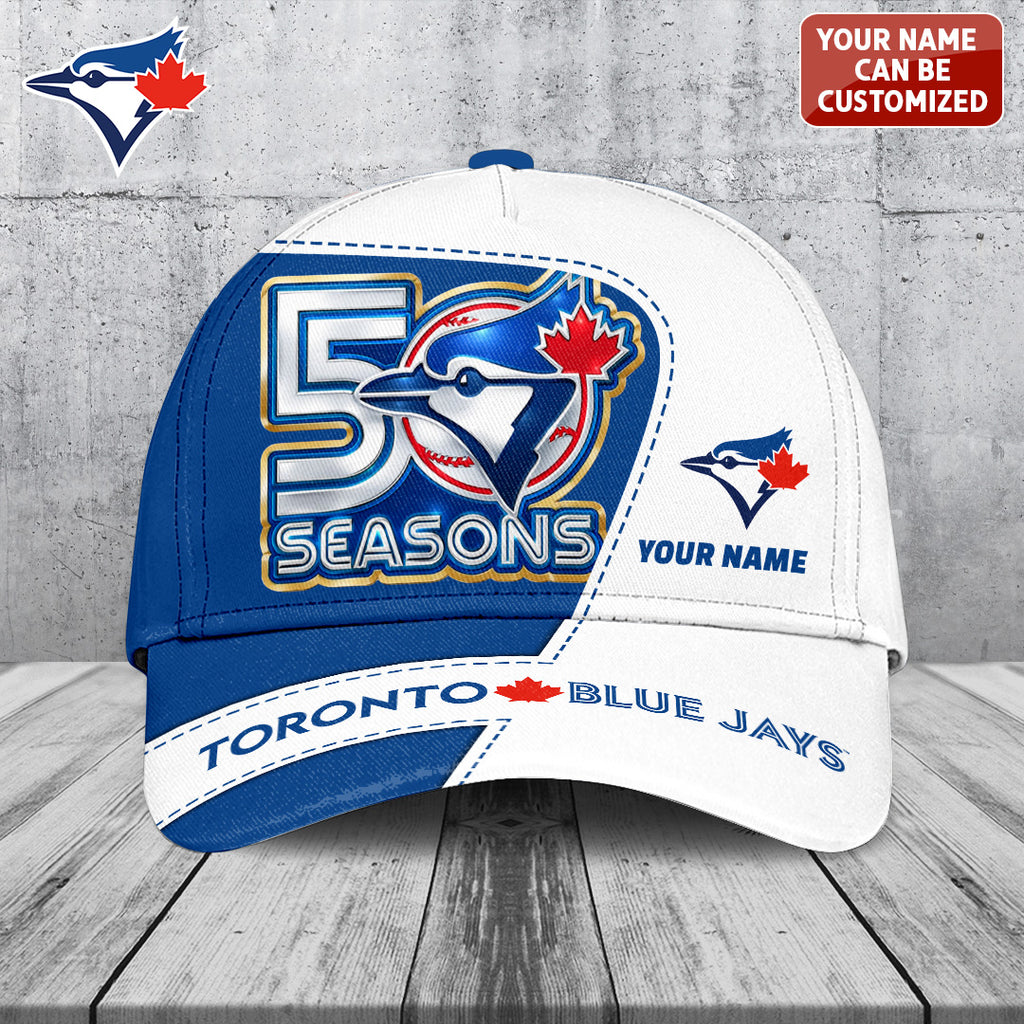 Personalized Toronto Blue Jays 50th Anniversary Classic Cap – TANTN20572