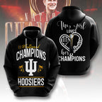 Indiana Hoosiers Football 2025 National Champions 3D Apparel – TANTN20581