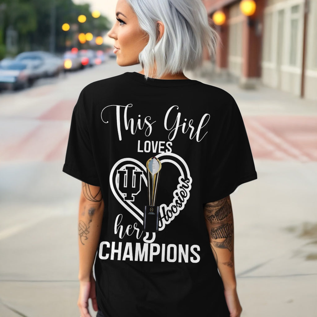 Indiana Hoosiers Football 2025 National Champions 3D Apparel – TANTN20581