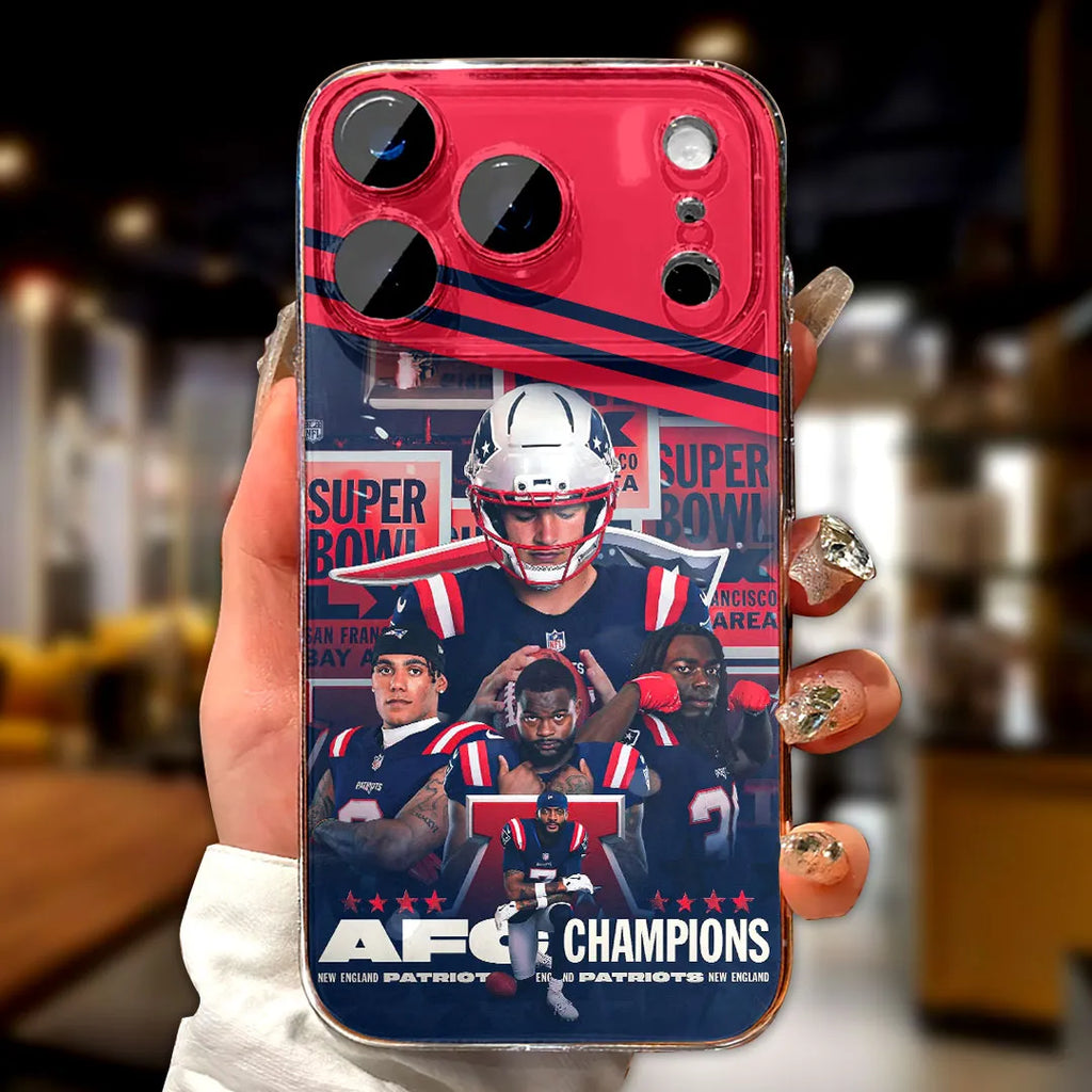 New England Patriots 2025 AFC Champions Phone Case – TANTN20642