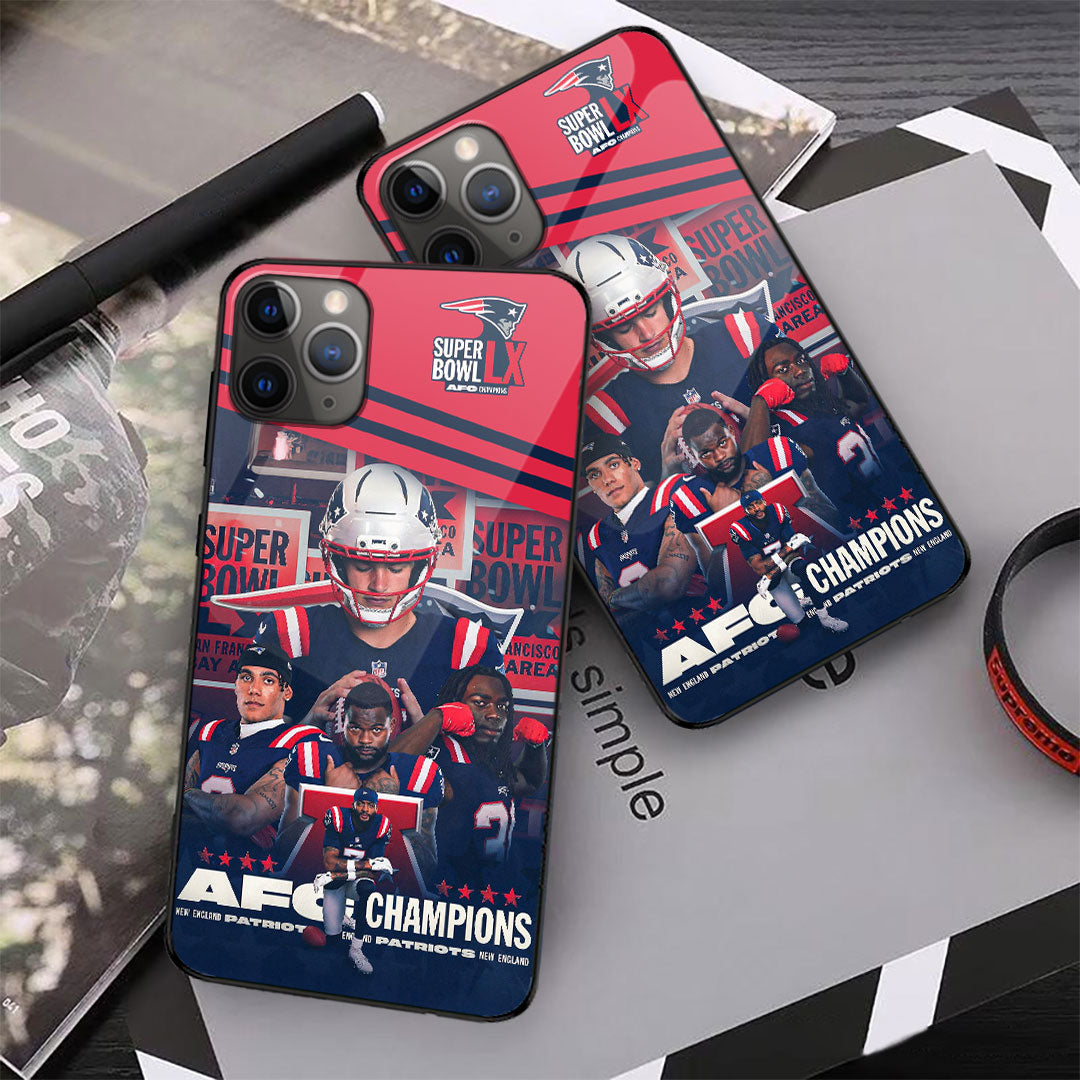New England Patriots 2025 AFC Champions Phone Case – TANTN20642
