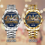 Seattle Seahawks 2025 NFC Champions Alloy Luxury Quartz Watch – TANTN20713