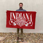 Indiana Hoosiers Football 2025 National Champions 3D Double-side House Flag – TANTN20734
