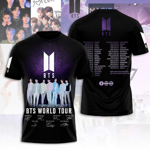 BTS World Tour 2026 3D Apparel – TANTN20749