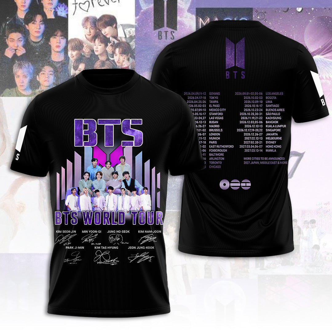 BTS World Tour 2026 3D Apparel – TANTN20751