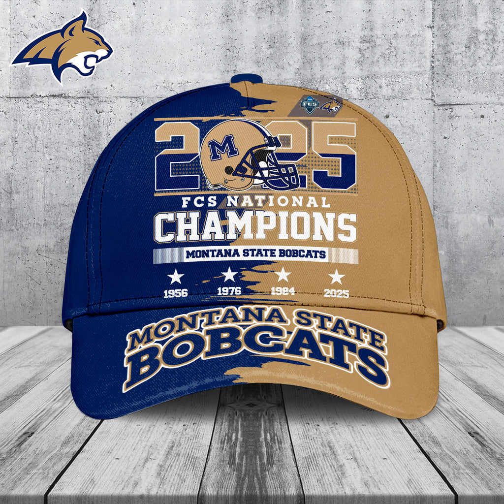 Montana State Bobcats Football 2025 National Champions Classic Cap – TANTN20776