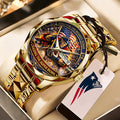 New England Patriots Alloy Luxury Quartz Watch – TANTN20832