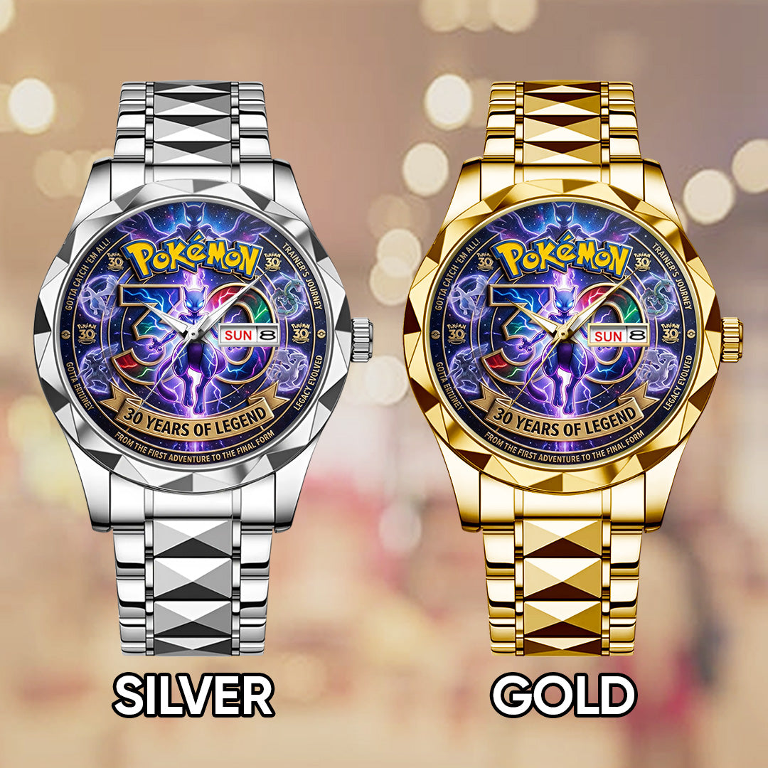 Pokemon 30th Anniversary 2026 Alloy Luxury Quartz Watch – TANTN20867
