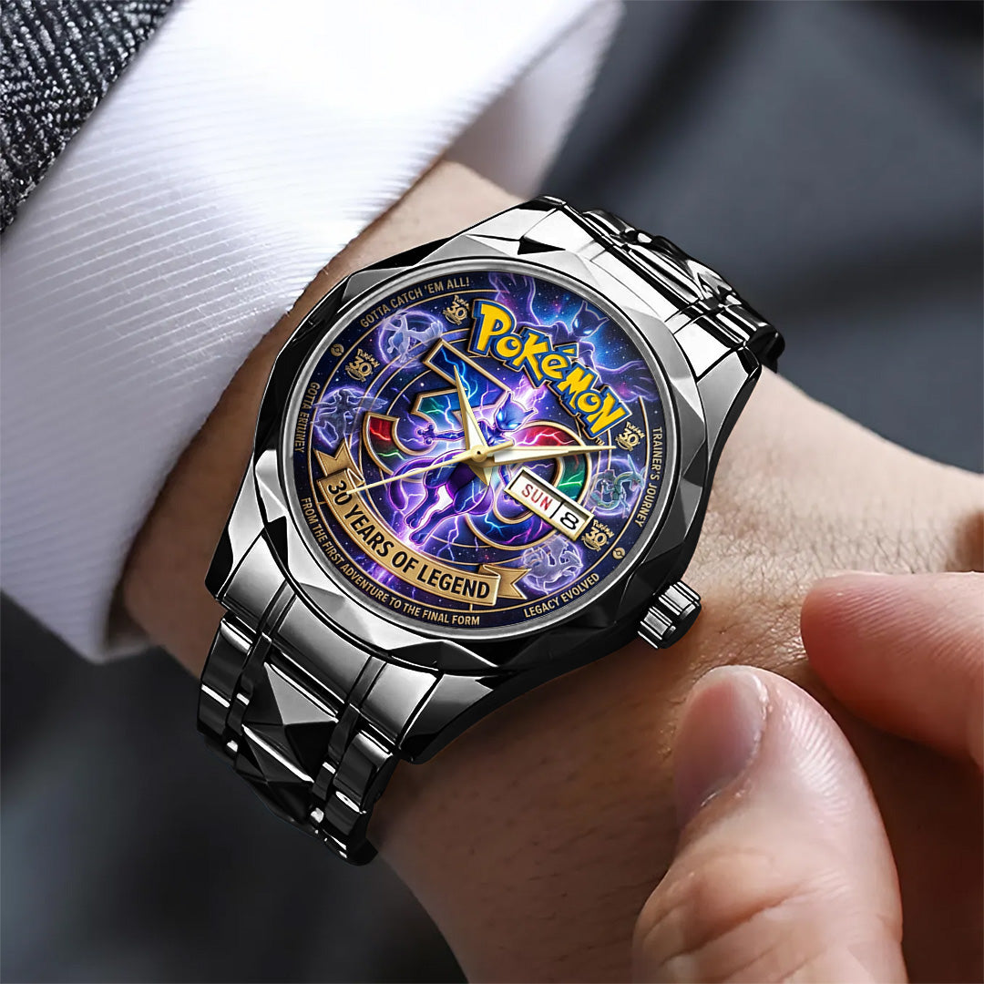 Pokemon 30th Anniversary 2026 Alloy Luxury Quartz Watch – TANTN20867