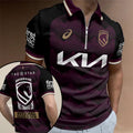Brisbane Broncos 2026 Mens World Club Zip Polo Shirt – TANTN21106