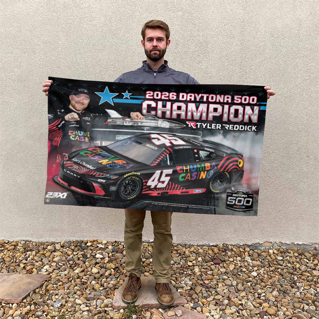 Tyler Reddick 2026 Daytona 500 Champion 3D Double-side House Flag – TANTN21128