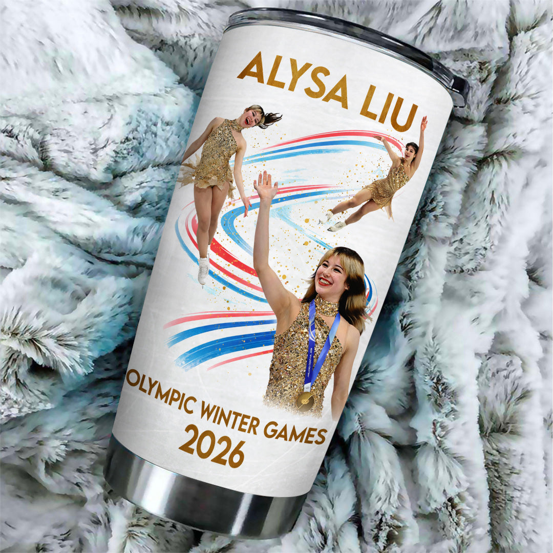 Alysa Liu Olympic Winter Games 2026 Tumbler Cup – TANTN21170