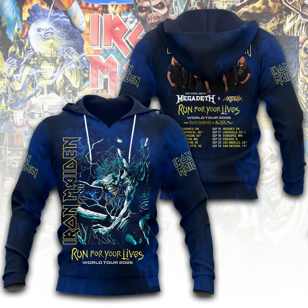Iron Maiden Tour 2026 3D Apparel – TANTN21240