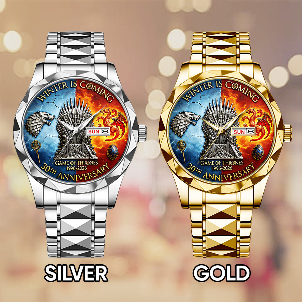 Game of Thrones 30th Anniversary 2026 Alloy Luxury Quartz Watch – TANTN21334