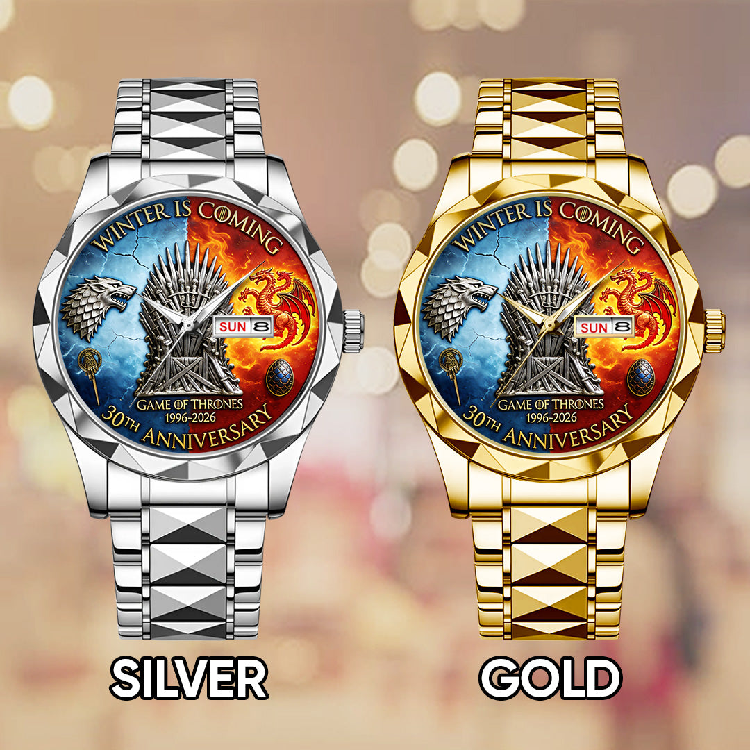 Game of Thrones 30th Anniversary 2026 Alloy Luxury Quartz Watch – TANTN21334