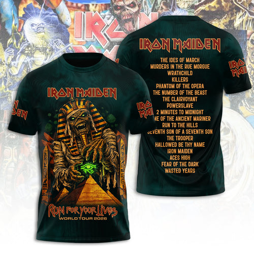Iron Maiden Tour 2026 3D Apparel – TANTN21341