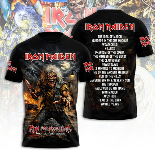Iron Maiden Tour 2026 3D Apparel – TANTN21343
