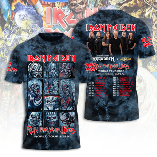 Iron Maiden Tour 2026 3D Apparel – TANTN21346