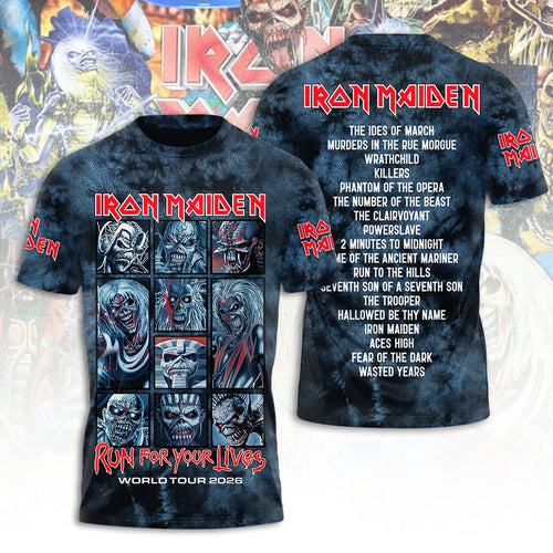 Iron Maiden Tour 2026 3D Apparel – TANTN21347