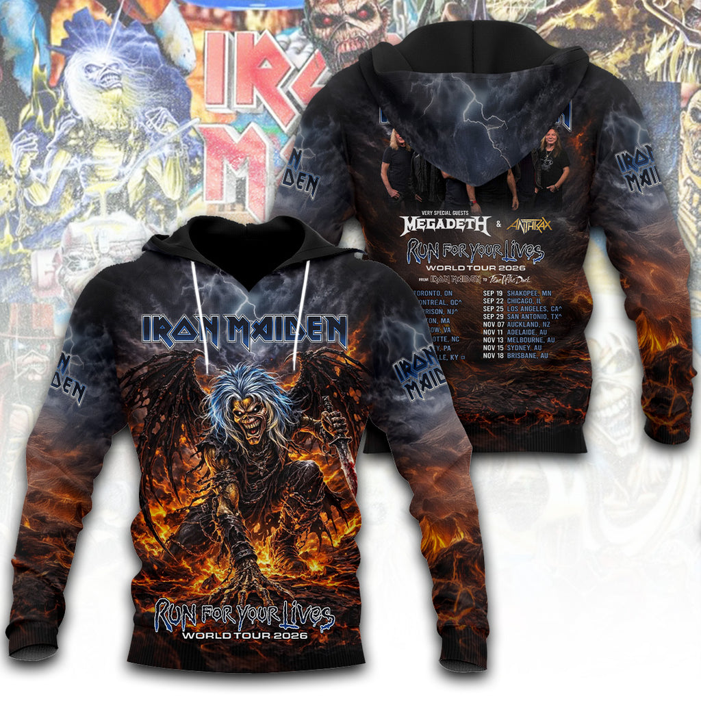 Iron Maiden Tour 2026 3D Apparel – TANTN21364