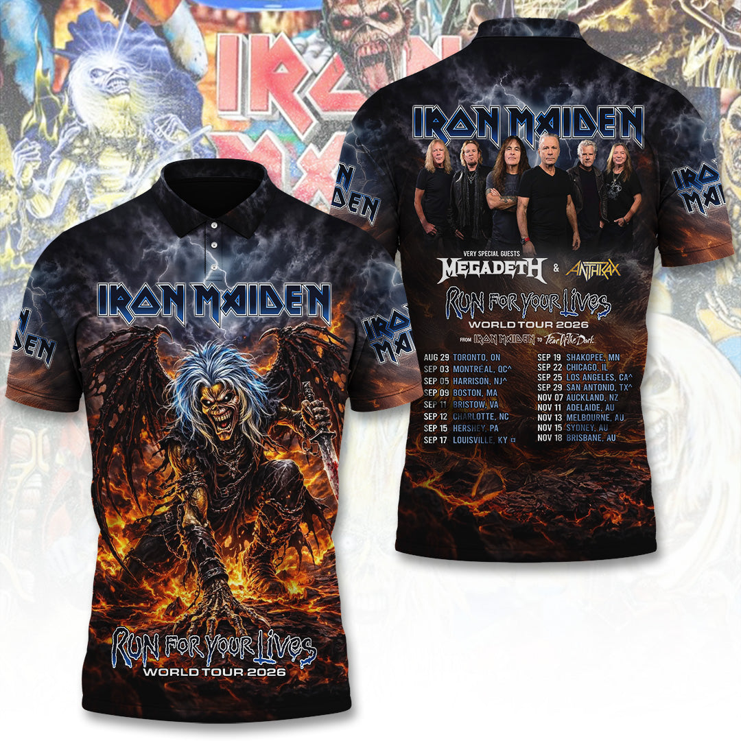 Iron Maiden Tour 2026 3D Apparel – TANTN21364